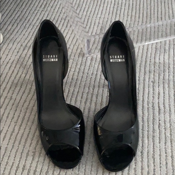 Stuart Weitzman patent leather sandals - Picture 1 of 7